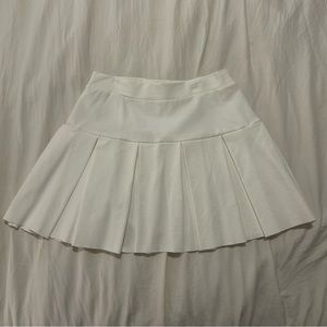 blue blush mini skirt